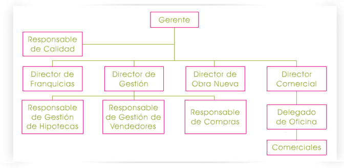 Organigrama de Casal Inmobiliaria