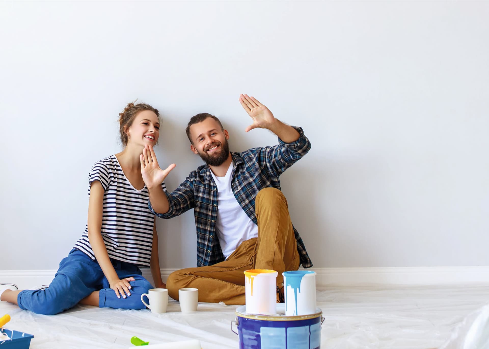pareja en casa